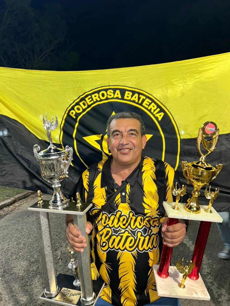 Integrante de Comparsa Pitogüé durante el carnaval